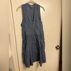Daily Practice Trek Utility Mini Dress - Blue